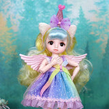 1/6 BJD Dolls, Trendy Cute Series Doll 12 Inch 28 Ball Jointed Doll Gift for Girls (Mary)