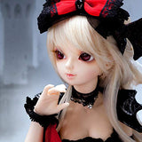 Fbestxie BJD Doll 1/4 41Cm 16.1 Inch Ball Jointed SD Doll DIY Toys with Full Set Clothes Shoes Wig Makeup for Girl Birthday Gift