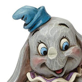 Disney Traditions by Jim Shore Dumbo Personality Pose Stone Resin Figurine, 3.25”