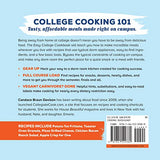 The Easy College Cookbook: 75 Quick, Affordable Recipes for Campus Life