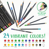 Crayola Signature Blend & Shade Colored Pencils, Professional Coloring Kit, Adult Coloring, Gift