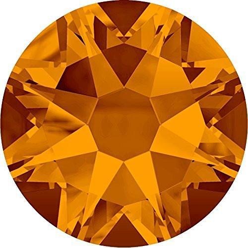2000, 2058 & 2088 Swarovski Flatback Crystals Non Hotfix Tangerine | SS20 (4.7mm) - Pack of 1440