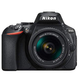 Nikon D5600 DSLR Camera Kit with 18-55mm VR Lens | Built-in Wi-Fi | 24.2 MP CMOS Sensor | EXPEED 4 Image Processor and Full HD 1080p Video Recording at 60 fps| SnapBridge Bluetooth Connectivity
