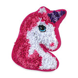 PlushCraft Unicorn Pillow, Fabric by Number Art & Crafts, Ages 5 and Up, No Sewing Required, 324 Pieces for Making Your Own DIY Unicorn Cozy Pillow, Kids Project, Learning Fun with Bright Colors