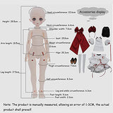 39.5cm Sweet Girl BJD Dolls 1/4 Handmade Princess SD Doll Ball Jointed Doll, with Full Set Clothes Shoes Wig Makeup, Flexible Joints