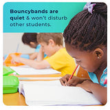Original Bouncy Bands for Elementary Kids Desks (Blue, Pack of 10) - Allows Students to Move While Working, Increasing Focus, Improving Academic Performance and Relieving Anxiety and Hyperactivity