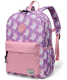Backpack for Little Girls,VASCHY Preschool Backpacks for kindergarten with Chest Strap Pink Unicorn