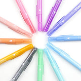 Tombow Twintone Marker Set 12-Pack Dual-Tip, Pastel