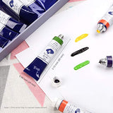 Paul Rubens Watercolor Tubes, 12ml Tubes 24 Colors Artist Grade Watercolor Paints Set, Flower Color Matching, Perfect for Hobbyist and Artist