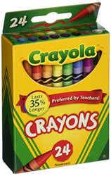 Crayola Crayons 24 Count, 6 Pack (52-0024-6)