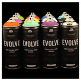 Evolve 12 pack, MTN, Montana, Belton & Molotow & Ironlak Spray Paint