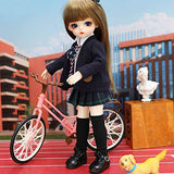 UCanaan BJD Doll 1/6 SD Dolls 12 Inch 18 Ball Jointed Doll DIY Toys with Full Set Clothes Shoes Wig Makeup, Best Gift for Girls-Anshen and Anya School Style Set