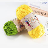 100% Acrylic Fancy Yarn 3-Pack by Yonkey Monkey Knitting Crochet DIY Art Craft (Smoke Rice 91)