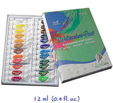 Daveliou Watercolor Paint Set - 24 Non-Toxic Watercolor Paints 12ml - Vivid Colors