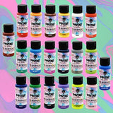 Pintar Art Supply Acrylic Pouring Paints - Set of 20 Colors | High Flow, Ready to Pour Acrylic Paint | Pre-mixed, Water-Based Craft Paint, 2oz Bottles for Canvas, Wood, Glass, Paper, DIY Projects