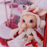 Fbestxie 1/8 BJD Doll SD Dolls 14Cm Exquisite Fashion Female Doll Birthday Present Doll Child Playmate Girl Toy