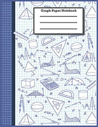 Graph Paper Notebook: Graph Paper Composition Notebook, Grid Paper Notebook, Quad Ruled, 100 Sheets (Large, 8.5 x 11)