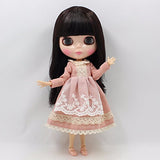 Original Doll Clohtes Outfit, Light Pink Dress + Lace Scarf, Doll Dress Up for 1/6 12inch Doll or ICY Doll- Fortune Days(YW-YF013)