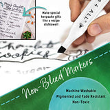 Crafts 4 ALL Permanent Fabric Marker Laundry Marker Non Bleed Dual Tip 2 Pack BLACK