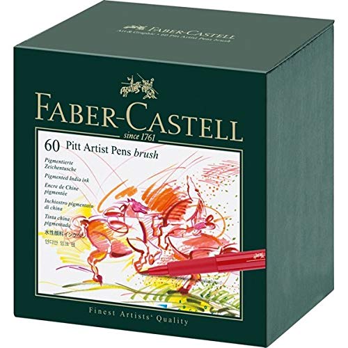 Faber-Castell 60 PITT Artist Pens Brush