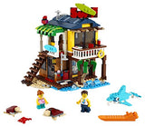 LEGO Creator 3in1 Surfer Beach House 31118 Building Kit Featuring Beach Hut and Animal Toys, New 2021 (564 Pieces)