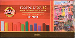 Koh-I-Noor Toison Dor 8582 Artists Soft Square Pastels Set of 12