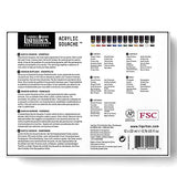 Liquitex 3699325 Professional Acrylic Gouache Paint Set, Essentials 22ml, 6 Colors