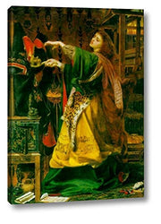Morgana le Fay II by Anthony Frederick Sandys - 10" x 14" Gallery Wrap Giclee Canvas Print - Ready to Hang