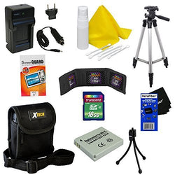 Ideal Accessory Kit for Canon PowerShot SD1400 IS - Includes: 16 GB memory card, High Capacity