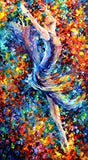 Dance Wall Decor Dancer Wall Art Oil Painting On Canvas By Leonid Afremov Studio - Jump