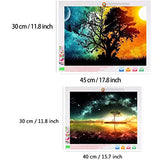 HaiMay 2 Pack DIY 5D Diamond Painting Kits Full Drill Rhinestone Painting Starry Sky Diamond Pictures for Wall Decoration,Dream Style (Canvas 12×16 Inch/14×20 inch)