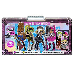 L.O.L. Surprise! O.M.G. Remix Super Surprise – 70+ Surprises, 4 Fashion Dolls & 4 Dolls