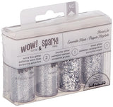 Wow! Glitter and Spark! Tinsel 4pk-Silver