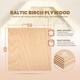 Chevastyl Basswood Sheets 20 Packs 12x8x1/8” Inch Balsa Wood Board for Crafts Plywood Cardboard Sheets Balsa Wood Panels & Accessories for Craft Supplies & Materials 3mm Thin Wood Sheets Wood Strips