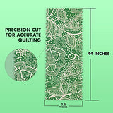 Needles Quilt Studio - 2.5" Precut 40 Fabric Strip Bundle (Summer Forest) | Cotton Strips Bundles for Quilting - Jelly Rolls for Quilting Assortment Fabrics Quilters & Sewing - Precuts Cloth for Quilt