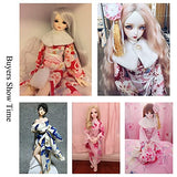 TPMOCS BJD Dolls Clothes 1/3 1/4 1/6 Kimono Set for 30cm 45cm 60cm BJD Dolls (Color : B, Size : 1/4)