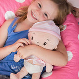Adora My First Baby Doll Girl, 13 inch Snuggly & Huggable Doll with Ultra-Soft Squeezable Body, Magic Magnetic Pacifier & Diaper