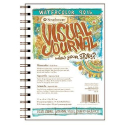 Strathmore Visual Journal Watercolor Book: 5 1/2" x 8", Cold Press, 68 Pages
