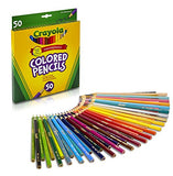 Crayola Colored Pencils, 50 Count, Adult Coloring