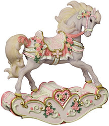 Hearts and Roses Musical Rocking Horse by The San Francisco Music Box Company