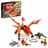 LEGO NINJAGO Kai’s Fire Dragon EVO 71762 Building Kit Featuring a Ninja Dragon Toy, NINJAGO Kai and Snake Figures; Toy Playset for Kids Aged 6+ (204 Pieces)