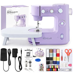 ArtLak Sewing Machines Mini, Portable Sewing Machine for Beginner with 16 Built-in Stitches and Reverse Sewing, Multi-Function Mending Machine Small with Accessory Kit Pedal for Family Children's Day