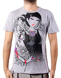 Tokidoki Monorail Mens Heather Grey T-Shirt (X-Large)