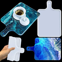 Large Silicone Resin Mold, Tray Molds for Epoxy Resin Casting, DIY Resin Serving Tray, Resin Cutting Board, Rolling Molds for Home Decoration (Large)