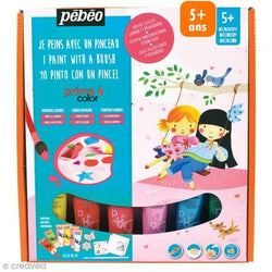 Pebeo 636704 Studio Tactilcolor Art Paint Kit, 6 x 20ml
