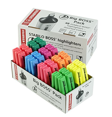 STABILO H/LTERS BIG BOSS P48 ASSORTED