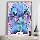 5D DIY Diamond Painting Kits, Cartoon Adults Round Full Drill Paint by Number Kits Art Perfect for Relaxation and Home Wall Decor