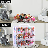 Toys Organizer Storage Case for LOL Surprise O.M.G Dolls, Bakugan, Calico Critters, LPS Figures, Shopkins, Lego Dimensions and More, 48 Compartment - Double Side
