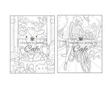Spring Scenes: An Adult Coloring Book Featuring Beautiful Spring Scenes, Cute Animals and Relaxing Country Landscapes (Four Seasons Coloring Books)