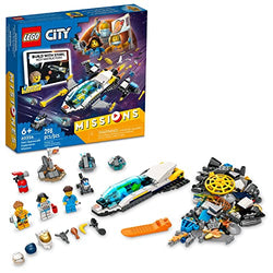 LEGO City Mars Spacecraft Exploration Missions 60354 Interactive Digital Building Toy Set for Kids, Boys, and Girls Ages 6+ (298 Pieces)